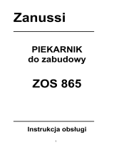 Zanussi ZOS865QX Instrukcja obsługi