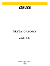 Zanussi ZGG647ICA Instrukcja obsługi