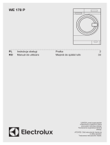 Electrolux WE170P Instrukcja obsługi