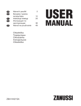 Zanussi ZBA14421SA Instrukcja obsługi