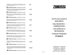Zanussi ZI922/9K Instrukcja obsługi