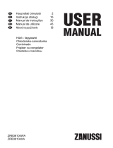 Zanussi ZRB36104XA Instrukcja obsługi