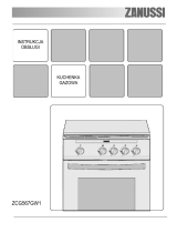 Zanussi ZCG567GW1 Instrukcja obsługi