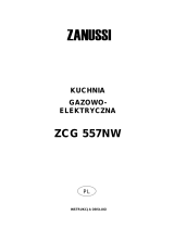 Zanussi ZCG557NW Instrukcja obsługi