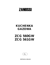 Zanussi ZCG561GW Instrukcja obsługi