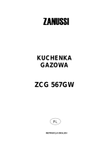 Zanussi ZCG567GW Instrukcja obsługi