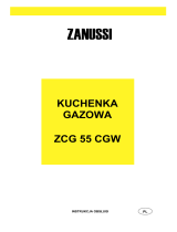 Zanussi ZCG55CGW Instrukcja obsługi