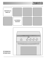 Zanussi ZCG561GW1 Instrukcja obsługi