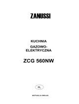 Zanussi ZCG560NW Instrukcja obsługi