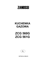 Zanussi ZCG560GW Instrukcja obsługi