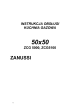 Zanussi ZCG5100 Instrukcja obsługi