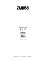 Zanussi ZK 59 Instrukcja obsługi