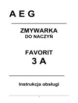 AEG F3A Instrukcja obsługi