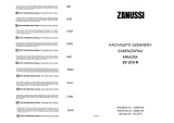 Zanussi ZV210R Instrukcja obsługi