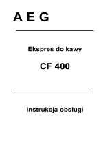 AEG CF 400 CAFAMOSA Instrukcja obsługi