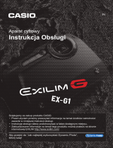 Casio EX-G1 Instrukcja obsługi