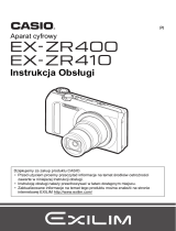 Casio EX-ZR400 Instrukcja obsługi