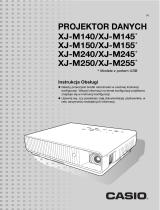 Casio XJ-M140, XJ-M145, XJ-M150, XJ-M155, XJ-M240, XJ-M245, XJ-M250, XJ-M255  (SerialNumber: S9*****, B9***A) Instrukcja obsługi