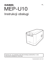 Casio MEP-U10 Instrukcja obsługi