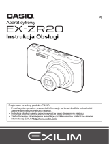 Casio EX-ZR20 Instrukcja obsługi