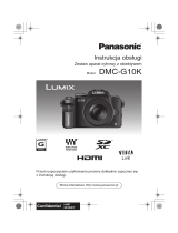 Panasonic DMCG10KEG Instrukcja obsługi