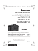 Panasonic DMCG70K Instrukcja obsługi