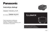 Panasonic DMWXLR1 Instrukcja obsługi