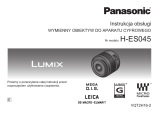 Panasonic HES045 Instrukcja obsługi