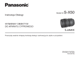 Panasonic SX50 Instrukcja obsługi