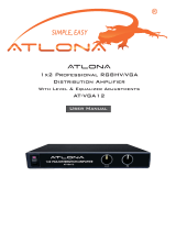 Atlona AT-VGA12 Instrukcja obsługi
