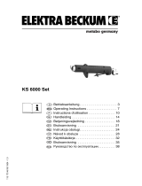 Elektra Beckum KS 6000 Set Instrukcja obsługi