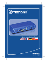 Trendnet TK-204UK Instrukcja obsługi