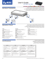 ZyXEL Communications Switch es-105e Instrukcja obsługi