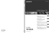 Sony KLV-15 SR3/E Instrukcja obsługi