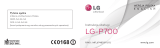 LG LGP700.AORFBK Instrukcja obsługi
