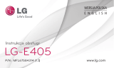 LG LGE405 Instrukcja obsługi