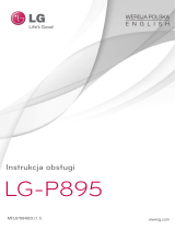 LG LGP895.AINDBK Instrukcja obsługi