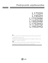 LG L1752H-BF Instrukcja obsługi