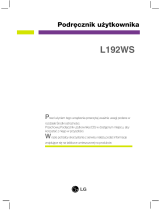 LG L192WS-SN Instrukcja obsługi