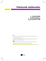 LG L245WP-BN Instrukcja obsługi