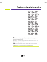LG W2246T-BF Instrukcja obsługi