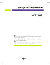 LG W2220P-BF Instrukcja obsługi