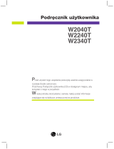 LG W2240T-PN Instrukcja obsługi