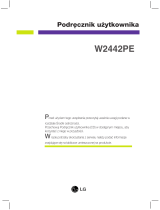 LG W2442PE-SF Instrukcja obsługi