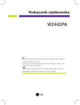 LG W2442PA-SF Instrukcja obsługi