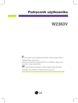 LG W2363V-WF Instrukcja obsługi