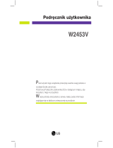 LG W2453V-PF Instrukcja obsługi