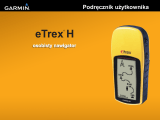 Garmin eTrex H Instrukcja obsługi