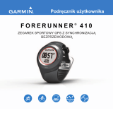 Garmin Forerunner 410 Instrukcja obsługi