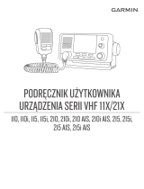 Garmin VHF 110/110i Marine Radio instrukcja